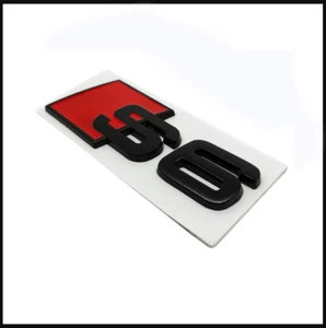 Insignia emblema negro brillante para maletero trasero Audi S6 - Imagen 1 de 6