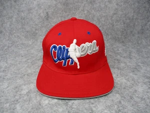 Los Angeles Clippers Hat Cap Fitted Mens Extra Large Red White Adidas Basketball - Picture 1 of 12