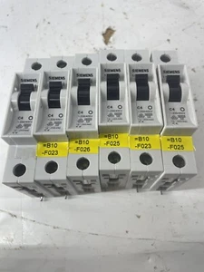6- Siemens 5SX2  (5SX21) 230/400v Circuit Breaker - Picture 1 of 3