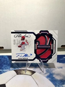2023 Panini Flawless Tink Hence Blue Patch Auto /15 #DMA-TH Cardinals - Picture 1 of 2