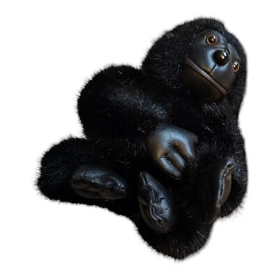 K&M International CUTE Gorilla  5" Plush STUFFED ANIMAL Toy 1994 NWT - Image 1 of 4