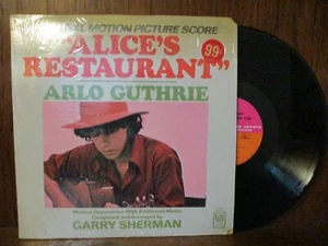 ARLO GUTHRIE Alice's Restaurant/Original Motion Picture Score LP EX - Imagen 1 de 2