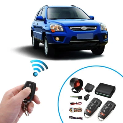 Car Single Way Alarm Remote Control Keyless Entry Central Door Locking System - Image 1 of 4