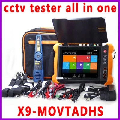 X9-ADHS/MOVTADHS CCTV Cámara Probador Monitor 4K IPC TVI/CVI/AHD/SDI/MOVT Analógico Foto 1 de 4