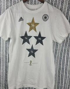 Adidas German Football Soccer T-Shirt | 2014 FIFA World Cup Brazil | Size Small - Picture 1 of 5