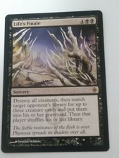 Magic The Gathering MTG 1x LIFE'S FINALE - New Phyrexia Black Rare NEAR MINT