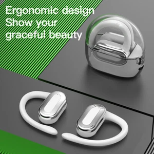 Wireless Ear Clips Ear Buds Open Ear Headphones 5.3 Bluetooth Wireless Headsets - Picture 1 of 16
