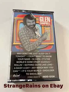 Glen Campbell - It's The World Gone Crazy - Cassette Tape - PLAY TESTED - Picture 1 of 6