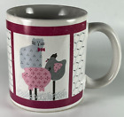 Art House Ceramic Cat Chicken Pig Coffee Tea Cup Mug Folk Art Country