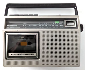 Panasonic Radio Cassette Recorder RX-1230 Works with AV Cord (READ DESCRIPTION) - Picture 1 of 6