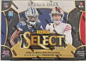 2023 NFL Select Football Mega Box Trading Cards Black & Green Prizm Target - Picture 1 of 3