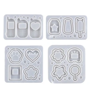 Quicksand Shaker Crystal Epoxy Resin Mold DIY Hangings Pendant Silicone Mould - Picture 1 of 8