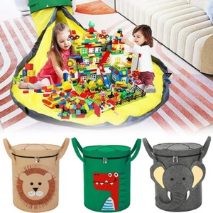 Large children's toy storage box and game mat game room storage bag - Picture 1 of 20