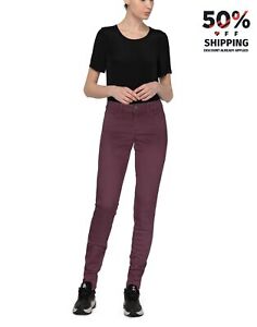 RRP €215 JUST CAVALLI Jeans W25 Stretch Garment Dye Metal Logo Skinny Leg