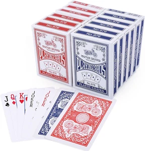 Spielkarten, 12 Stück, Kartendecks Bulk, Pokergröße, Standard Index, für Bla - Bild 1 von 12