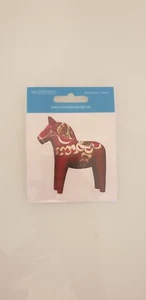 Szwedzkie naklejki i naklejki Dalahorse o wysokości 2,9 cala - Zdjęcie 1 z 1