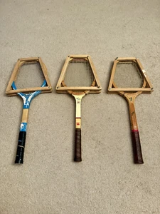 Wilson Jack Kramer Autograph RARE Tennis Racquet Including 2 Other Rackets - Picture 1 of 7
