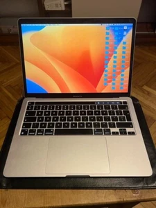 13" Apple MacBook Pro 2020 M1 Chip 16GB RAM 256GB SSD Gray Ventura - Excellent - Zdjęcie 1 z 6