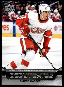 2023-24 Upper Deck Series 1 Debut Dates Marco Kasper Red Wings #DD-24