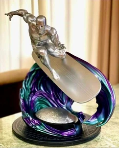 Custom Marvel 1/4 Silver Surfer Figure Statue Only 30 Made Caleb Nefzen Sculpted - Picture 1 of 22