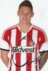 SUNDERLAND: CONNOR WICKHAM SIGNIERT 6x4 PORTRÄTFOTO + KOA - Bild 1 von 1