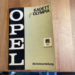 Betriebsanleitung OPEL Kadett B Olympia A Bedienungsanleitung Original - Zdjęcie 1 z 3
