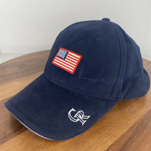 Colorado Rockies Blue American Flag Rocky Mountain News Leather Strapback Hat Cover