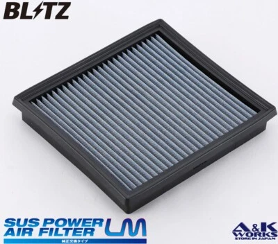 BLITZ WT-161B SUS POWER AIR FILTER LM for TOYOTA GR COROLLA YARIS RAV4 ALPHARD - Image 1 of 2