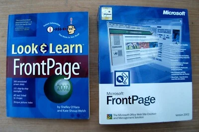 MICROSOFT FRONTPAGE 2002 & LOOK AND LEARN FRONTPAGE 2002 PUBLICATION BUNDLE - Image 1 of 4