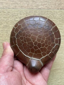 412g Hermosa Piedra Natural Tortuga Espalda Patrón Moire Piedra Paisaje - Imagen 1 de 23