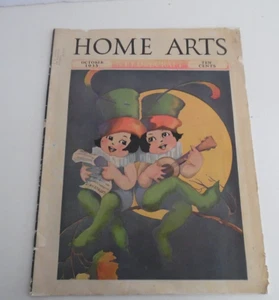 Vintage Home Arts Needlepoint Magazine October 1935 Linen Crafts Fashion - Bild 1 von 10