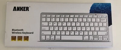 Anker A7726J21 Bluetooth Ultra Slim Keyboard for Apple & Android - White DA - Image 1 of 4