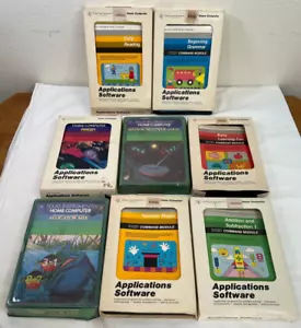 Texas Instruments TI-99 Home Computer Cartridge command module game lot of 8 MIB - Picture 1 of 8