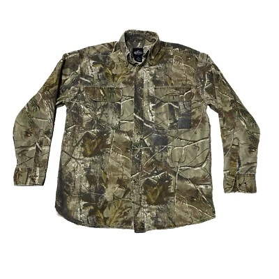 Team Realtree Camo Hunting Button Down Shirt Men's Size M - Image 1 of 4