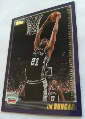 TIM DUNCAN, 2000-01 TOPPS #60, SPURS - Image 1 of 2