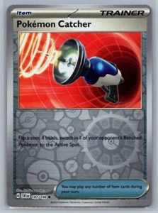 Pokémon Catcher 187/198 Escarlata y Violeta Común Reverso Holo Pokémon Juego de Cartas Coleccionables 2023 - Imagen 1 de 2