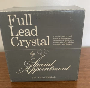 Juego de 4 copas de vino 24% cristal plomo espectro Europa cita especial - Imagen 1 de 6