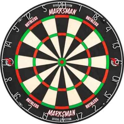 Ruthless | Marksman Dartboard | Professional Bristle Board | Ultra Thin Wires - Image 1 of 4