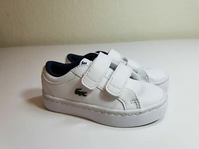 Zapatilla deportiva para niños pequeños Lacoste H&L 7-32SPI0126001 blanca 100 % original como nueva Foto 1 de 4