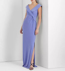 Ralph Lauren Jersey Off-the-Shoulder Gown MSRP $225 Size 6 # 1B 2073 New