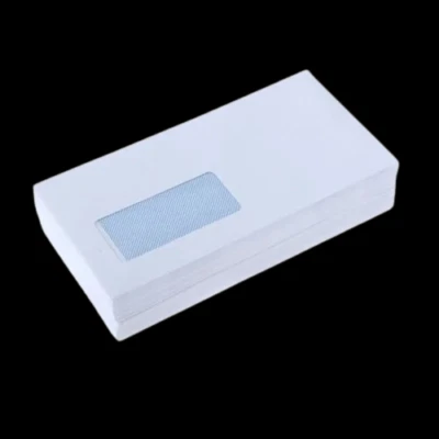 DL ENVELOPES WITH WINDOW WHITE SELF SEAL 80GSM