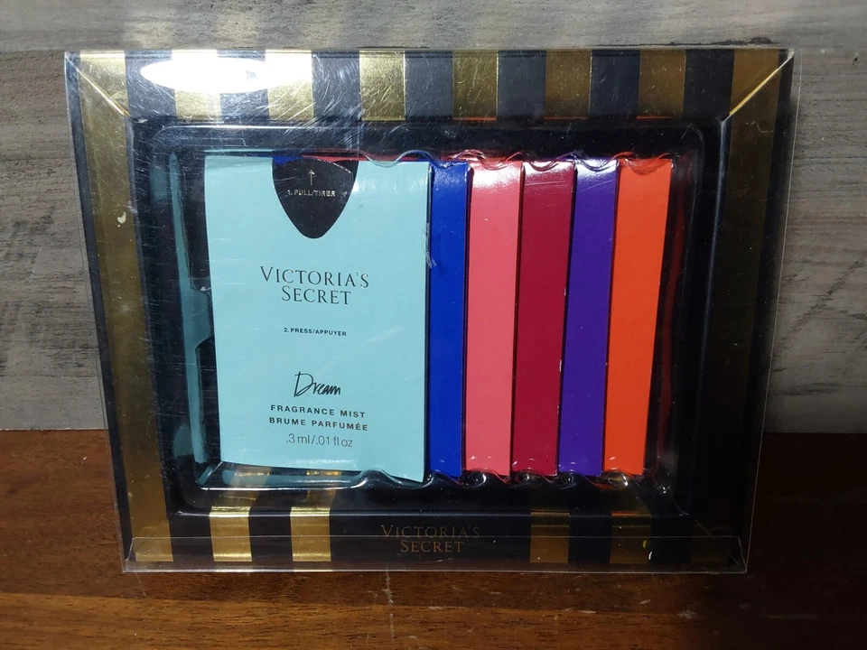 Victoria's Secret Fragrance Mist Perfume 6pc Set .1 floz Dream Love Spell Rush - Image 1 of 3