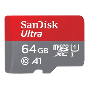 SanDisk microSDHC 64GB mit Adapter (OVP beschädigt) - Bild 1 von 1