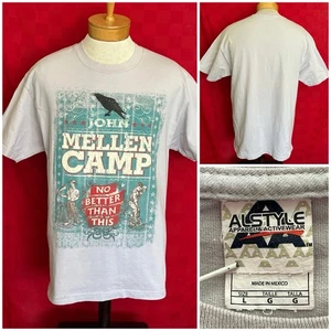 Camicia PERFETTA John Cougar Mellencamp No Better Than This Concert Tour Taglia Large - Foto 1 di 9