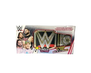 WWF WWE World Heavyweight Champion Talking Belt Mattel 2018 NEU - Bild 1 von 6