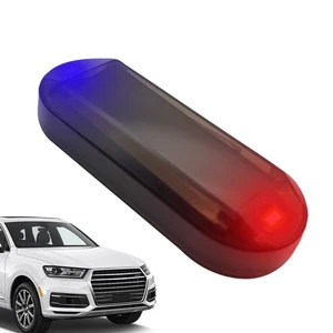 Solar Power Car Flashing Light LED Dummy Alarm Warning Security Anti Theft Light - Picture 1 of 14