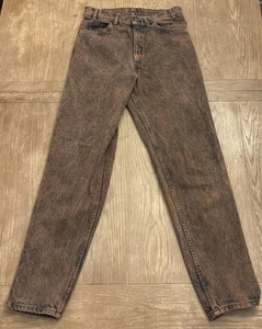 Vintage braune Acid Washed Levi’s Jeans 33x34 - Bild 1 von 14