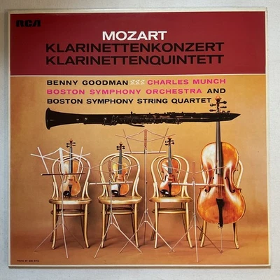 MUNCH Benny Goodman Mozart Klarinettenkonzert N/Mint 1980s RCA Classical LP - Image 1 of 2