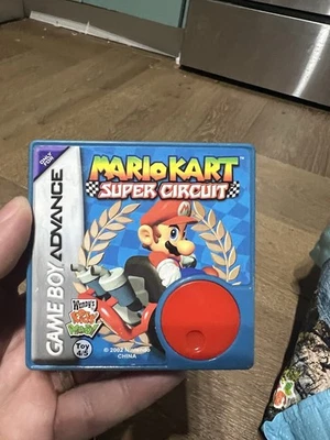 Wendys Mario Kart Super Circuit Video Game Boy coleccionable Nintendo NES carrera AC3 Foto 1 de 2