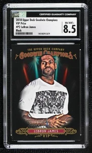 2018 Goodwin Champions VIP Prize Cards Achievement Black LeBron James CGC 8.5 - Picture 1 of 3